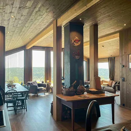 Traditional With View At Slettefjell Tatil Evi